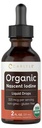 Carlyle Organik Nascent Iodine Liquid Drops | 2 fl oz | Vegan Supplement | Non-GMO, Gluten Free
