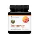 Youtheory Turmeric Extra Strength - 1.000 mg - Beyin, Kas ve Ortak Sağlık* - Contains Bioenhancers, Curcuminoids & Herbal Türleri - USP TY - 60 Vegetarian Capsules (30-Day Supply)
