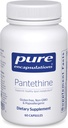 Saf Encapsulations Pantethine | Hipoallergenic Supplement Supports Health Lipid Metabolism and Cardiovascular Function | 60 Capsules