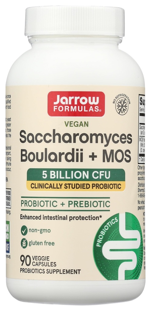 Jarrow Formulas, Saccharomyces Boulardii MOS, 90 Kont