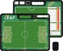 LEAP Coach Board Premium Taktik Clipboard Two Sides with Full & Half Court Kuru Erase Marker Board for Basketbol, Beyzbol, Futbol, Hokey,