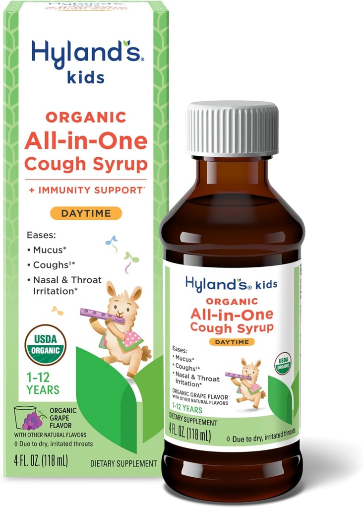 Hyland's Kids All in One Cough Syrup Daytime - Grape