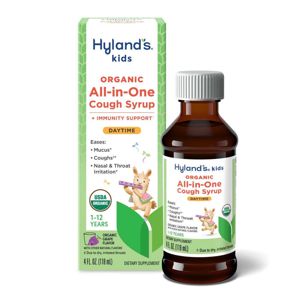 Hyland's Kids All in One Cough Syrup Daytime - Grape
