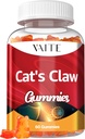 Cats Claw Herbal Supplements 1000 mg Gummies - Uncaria Tomentosa Extract, Vegan Immune Support, Ortak Sağlık, Inflammatory Balance, Genel Wellness, Sugar-Free, Gluten-Free, 60 Chewables