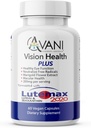 Avani Vision Health Plus Eye Health Lutemax 2020 20 mg Lutein 4 mg Zeaxanthinhin