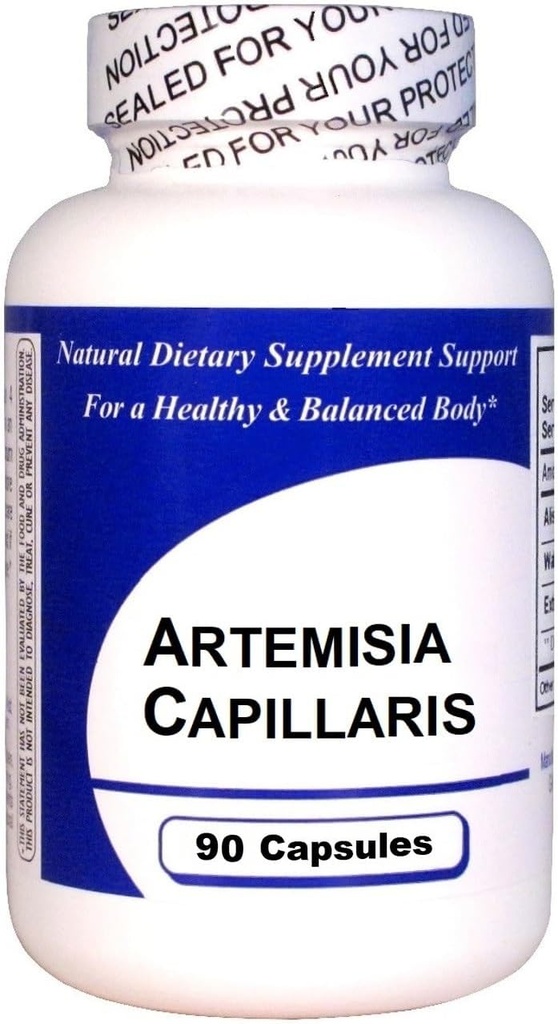 Artemisia Capillaris (90 Capsules)-Acented Herbal Ekstraksiyonu - Diyet Supplement