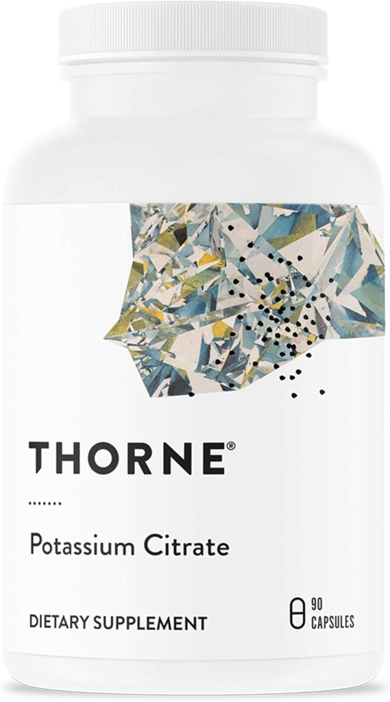 THORNE - Potasyum Citrate - Kidney, Kalp ve Skeletal Destek için Yüksek Lisanslı Potasyum Tamamı* - 90 Capsules