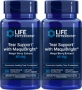Επέκταση ζωής Δάκρυα Υποστήριξη με MaquiBright 60 mg, 30 κάψουλες χορτοφάγων (πακέτο των 2)