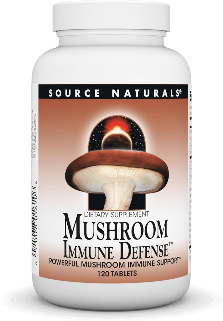 Source Naturals Mushroom Immune Defense, 120 Tablet