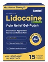Sumifun %4 Lidokay Patches Plus %1 Menthol - 15 Konts En Güçlü OTC Ağrısı Ache StiffBoy Ortak Ağrı Kas Soreness Topical Analgesic
