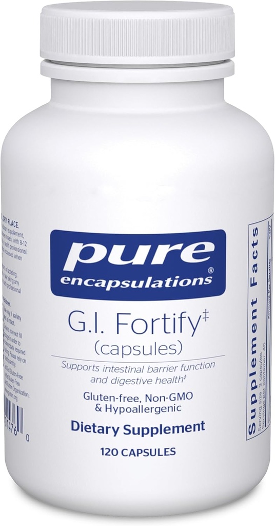 Pure Encapsulations G.I. Fortify (Capsules) | Supports G.I. Function, Mottitude and Detoxification | 120 Capsules