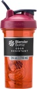 BlenderBottle Shaker Şişe Pro Serisi Protein Shakes ve Pre Workout, 24Ounce, Coral