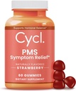 PMS Support Gummies for Women - Chasteberry Supplement for Hormon Balance & Menstrual Cramp Relief - 60 Count