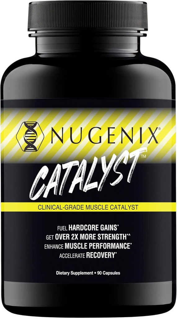 Nugenix Catalyst - Geliştirilmiş Muscle Builder ve Muscle Recovery, Tren Harder, Performansı artırmak - 90 Capsules