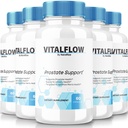 (5 Pack) VitalFlow κάψουλες, VitalFlow Advanced Prostate Support Formula, Επίσημη Φυσική Φόρμουλα για να επανακτήσει τον έλεγχο, μέγιστη δύναμη Χάπια για την υποστήριξη της ευεξίας, Vital Flow Reviews (300 κάψουλες)