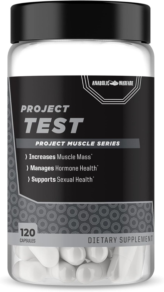 Αναβολικά Warfare Project Test, υποστήριξη μυϊκή μάζα & δύναμη*, Διαχείριση Ορμονών Υγεία*, Υποστήριξη Σεξουαλική Υγεία*, Made with Botanicals