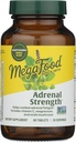 MegaFood Adrenal Strength - Συμπληρώματα υποστήριξης Adrenal με Ashwagandha και μαγνήσιο Glycinate, βιταμίνη C, Άγιος Βασίλειος, Astragalus, μειώνει τα επίπεδα κορτιζόλης - χορτοφαγικά - 60 δισκία (30 υπηρεσίες)