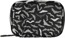 Pill Box Halloween Bats 7 Day Pill Case Travel Pill Organizer Bag with diamond Weekly Vitamin Medicine Supplementrec Pouch Bag