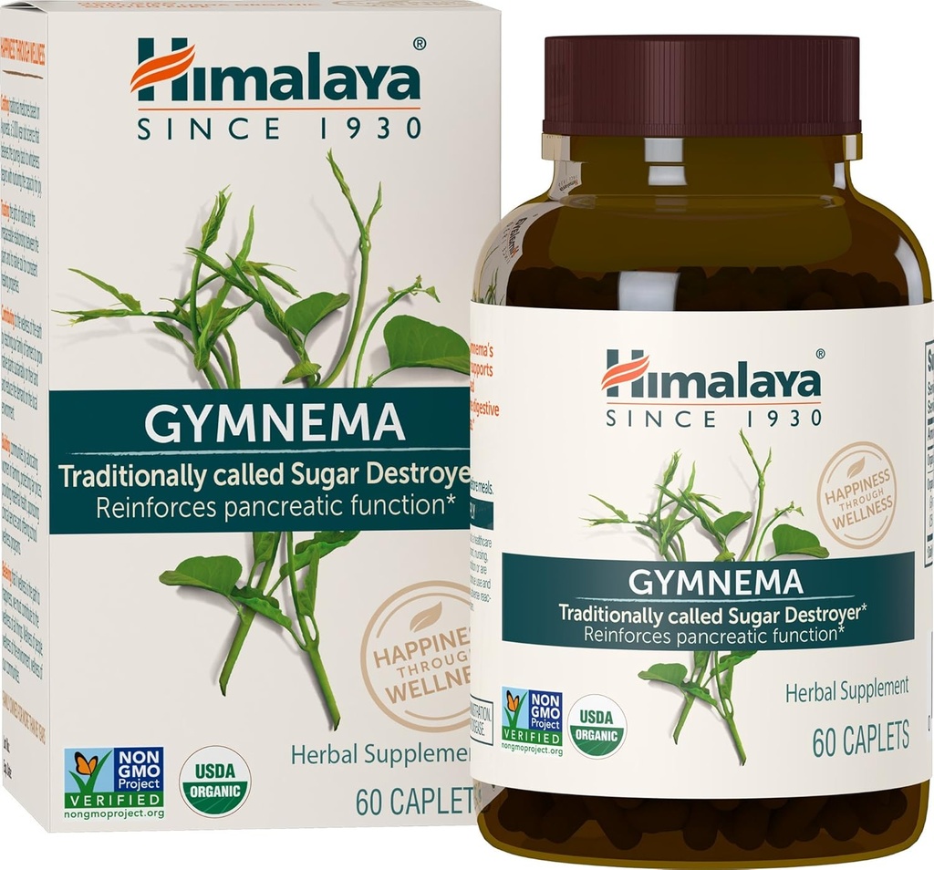 Himalaya Organic Gymnema, 60 Ct