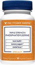 The Shoppe Triple Strength Phosphatidylserine for Brain, Memory & Focus Support, Once Daily - (30 Sebze Kapsülleri)