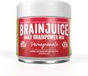 BeyinJuice Nootropics Brain Support Supplement, Gluten Free Toz for Energy and Focus, Drink Mix with L Theanine, Alpha GPC, Vitamin B, Organik Yeşil Çayı Caffeine, Pomegranate, 15 Hizmet