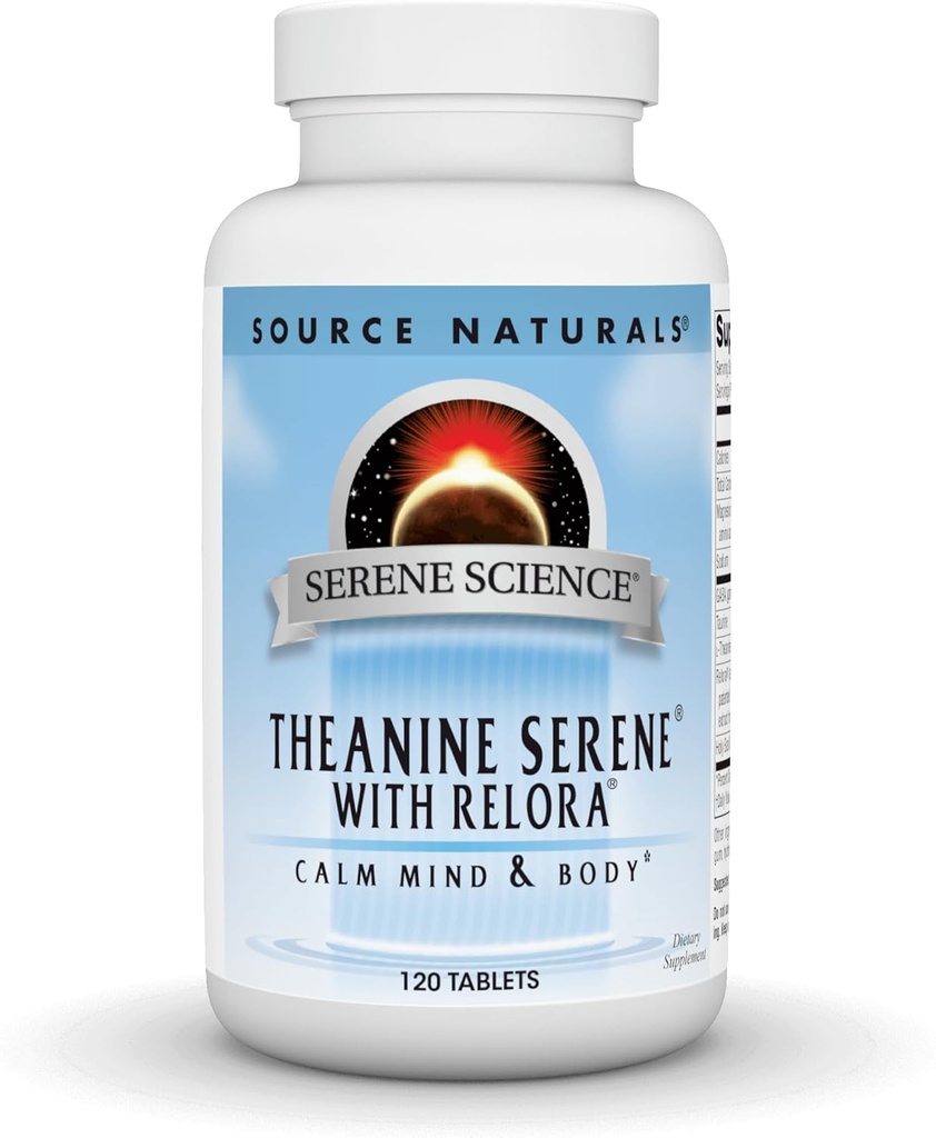 Source Naturals Theanine Serene with Relora, Calm Mind and Body* - 120 Tablet