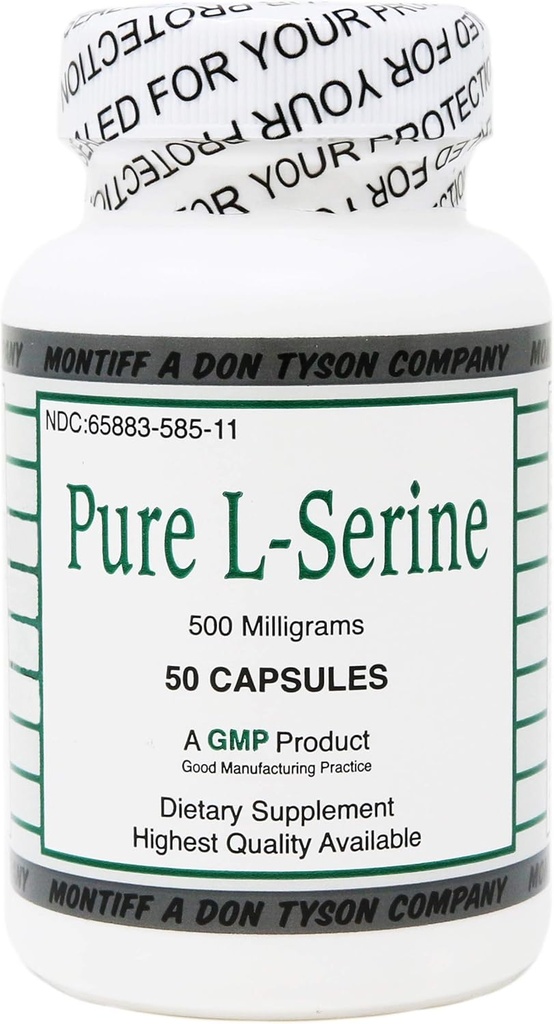 Pure L Serine 500 mg 50 Kont