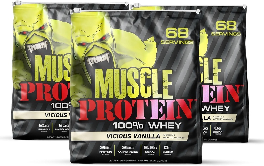 COLOSSAL LABS Muscle Whey proteini Flavored Protein Toz, 25.000 mg Amino Asits/Serving, Cold Filtered (Packating May Vary) (15 Pound (Pazar 3), Vanilla)