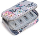 Vera Bradley Performansı Pill Organizer, Parisian Bouquet, Bir Boyut