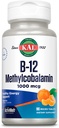 KAL Vitamin B12 Methylcobalamin 1000mcg, Healthy Energy, Metabolism, Nerve & Red Blood Cell Support,* Fast Dissolve ActivMelt, Optimal Absorption, Natural Tangerine Flavor, 90 Servings, 90 Micro Tabs