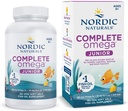 Nordic Naturals Complete Omega Jr., Lemon - 180 Mini Soft Gels - 283 mg Total Omega-3s & 35 mg GLA - Sağlıklı Cognition, Nervous System Function - Non-GMO - 90 Servisler