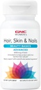 GNC Women's Advanced Hair, Skin & Nails Daily Multivitamin Assembly for Women, Klinik olarak Studied Beauty Support Concing Biotin, Hyaluronic Acid, Collagen, Lutein, 60 Caplets