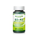 D3 5000 IU + K2 MK-7 100mcg – Bone, Heart & Immune Support, Easy to Swallow, 60 Capsules