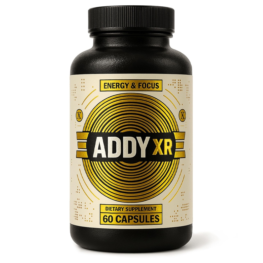 ADDY XR - Adderall Alternative - Luxury Energy Management - Focus & Energy Supplement - High End Brain Branson - Focus, Energy, and Memory Support Vitamins - 60 Day Supply