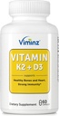 Βιταμίνη D3/K2-5,000 IU (125 mcg) - 60 κάψουλες - Υποστηρίζει υγιή οστά & καρδιά, ισχυρή ανοσία