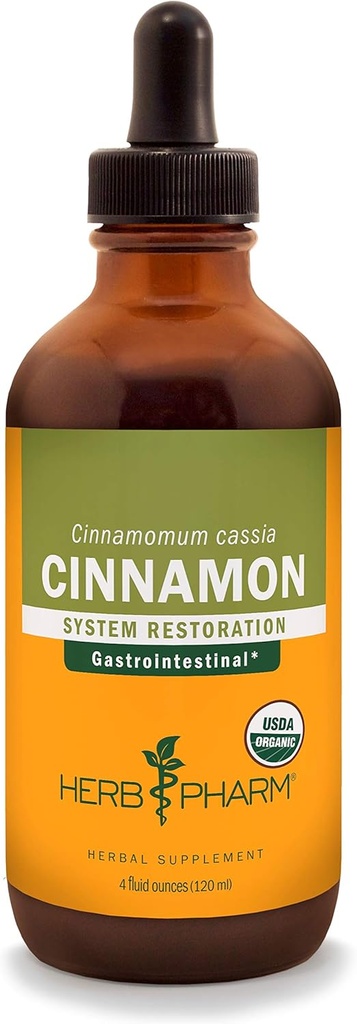 Herb Pharm Cardiovascular ve Circulatory Desteği için Organik Cinnamon Sıvı Türlemeyi Onayladı - 4 Ounce