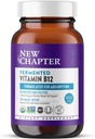 New Chapter Fermented Vitamin B12 1,000 mcg, USDA Organic, ONE Daily for Cellular Energy + Healthy Blood Cells, Certified Vegan, Gluten Free - 60 Count