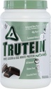 Vücut Beslenme Protein Toz - Trutein Naturals Dark Chocolate 2lb Whey, Casein & Egg White - Natural Low Carb Keto Friendly Drink - Lean Muscle Builder, Kilo kaybı, Workout, Recovery, Recovery