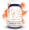 Nootropics Depot Cordyceps Mushroom Capsules | 500 mg | 180 Kont | Cordyceps Militaris | Tüm Meyveli Vücut Mushroom Supplement | Desteği Sağlıklı Immune System