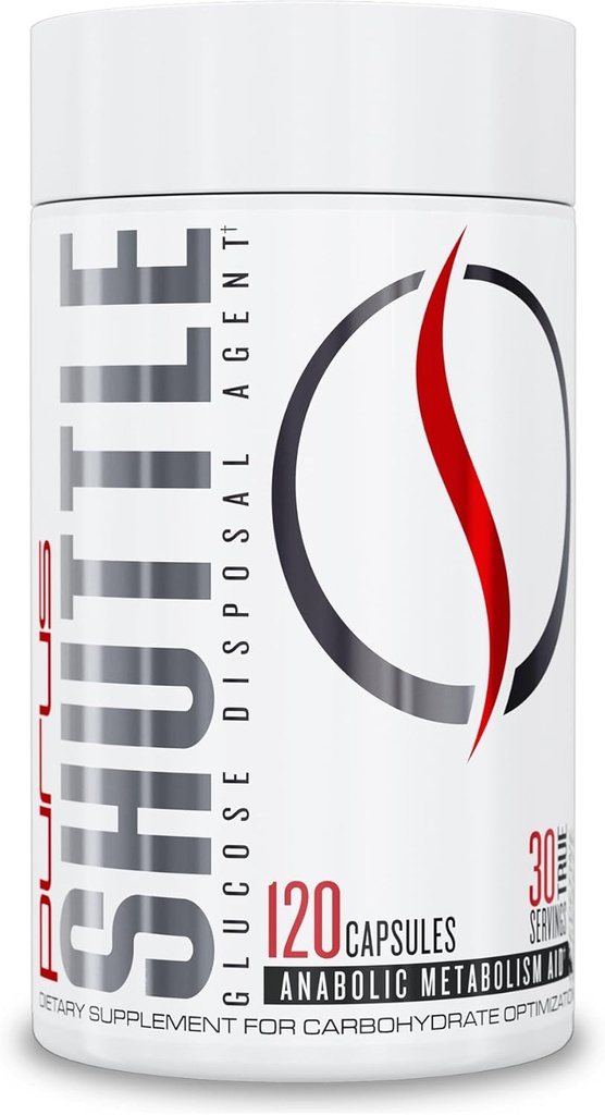 Purus Labs Shuttle - 120 Capsules - GDA & Carbohydrate Shuttling Vehicle - 30 Servings