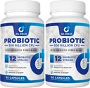 300 Milyar CFU Probiyotik, 12 Strains with 3 Organik Prebiyotiks, Probiyotiks for Women and Men, Daily Supplement for Digestive, Immune, Gut & Bloating Health, Raf Stable, Vegan, 120 Counts