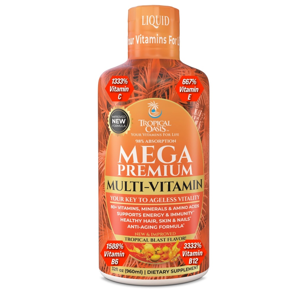 Mega Premium Liquid Multivitamin 