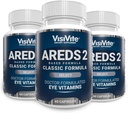 AREDS 2 Select Eye Vitamins for Macular Support - Βιταμίνες για μάτια με Zeaxanthin Plus Lutein Macular Supplement - Premium Macular Health Formula - Συμπληρώματα ματιών - 60 Κάψουλες - (Pack of 3)