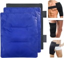 Büyük Gel Yumuşak Buz Paketi Injuries, Reusable Freezer Cold Pack, Hot Cold Compress Terapi, 2 Packs Gel Pads For Back, Omuz, Diz, Hip, Leg, Arm Injury, 11"x14"