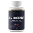 Cennet Herbs V-Glucosamin Supplement, Tcon & Ortak Sağlık, Super Potent, Ultra Pure, Vegan, GMO, Gluten Free, 120 Vegetarian Capsules