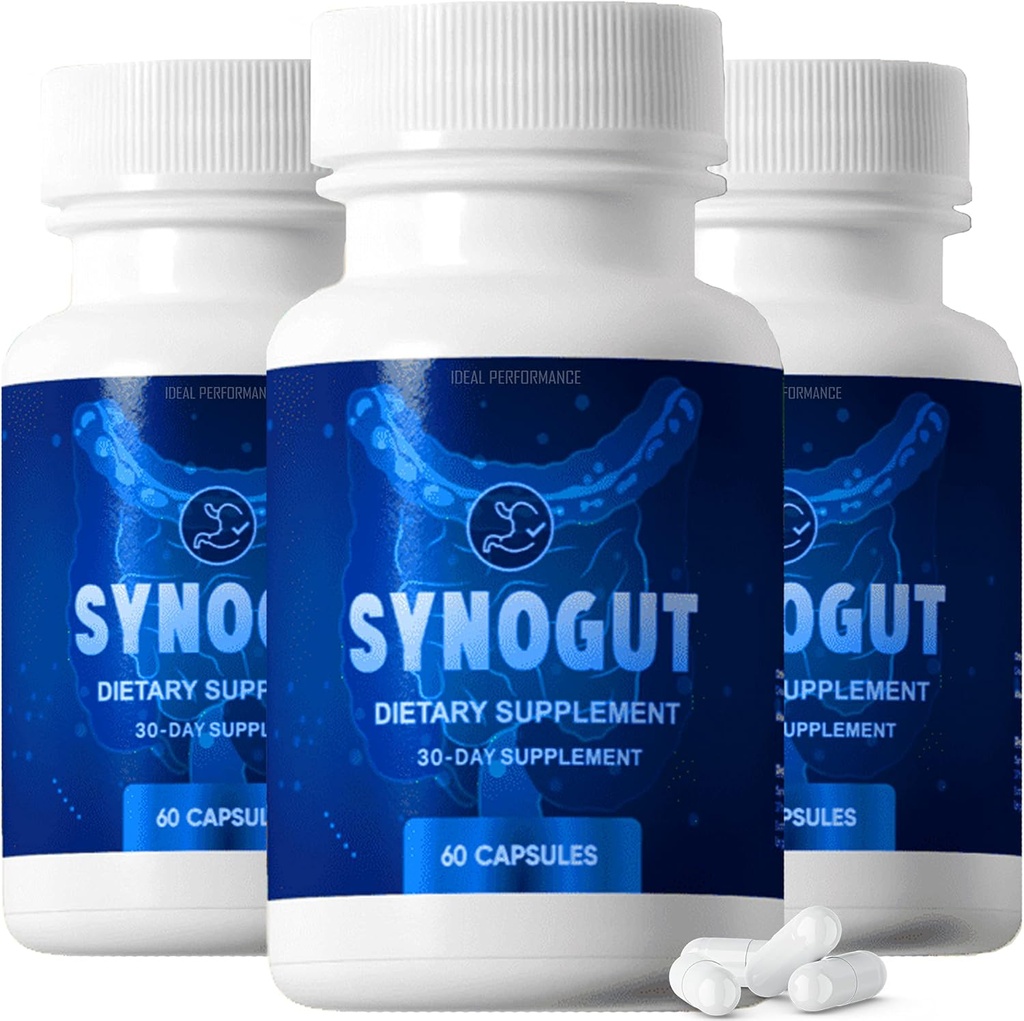 IDEAL PERFORMANCE Synogut Pills Diyetary Supplement for Gut Health (3 Şişe)