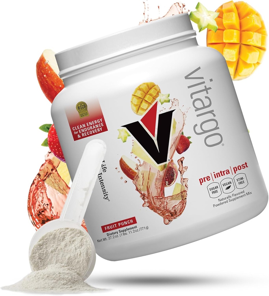 Vitargo Carbohidrat Toz, 2X Faster Muscle Glycogen Replenishment, 1.7 LB Meyvesi, Pre, Intra & Post, Sugar-Free Complex Carb Toz for Recovery, Endurance & Muscle Gain, Made in USA