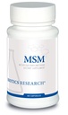 Biotics Araştırma MSM Potent Sulfur Supplement, Collagen Production, Sağlıklı Saç, Skin & Nails, Kas ve Ortak Konfor. 60 Capsules