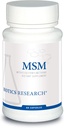 Biotics Research MSM Potent Sulfur Supplement, Collagen Production, Healthy Hair, Skin & Nails, Muscle and Joint Comfort. 60 Καψάκια