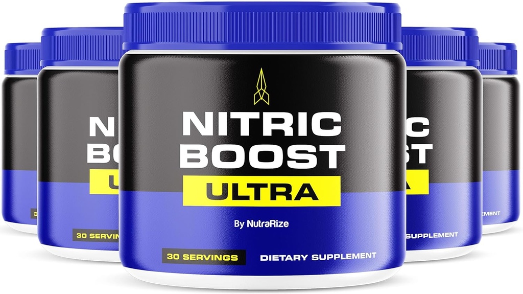 (5 Pack) Nitric Boost Ultra – Premium Καθημερινή σκόνη ανάμειξη σε ένα Jar, κατασκευασμένο για να βοηθήσει τη διατήρηση της ενέργειας, τη φυσική κυκλοφορία υποστήριξης, και να σας κρατήσει να πάτε, επίσημες κριτικές (150 εξυπηρετούν)